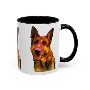German Shepherd 'Bayli' Accent Coffee Mug - 11oz