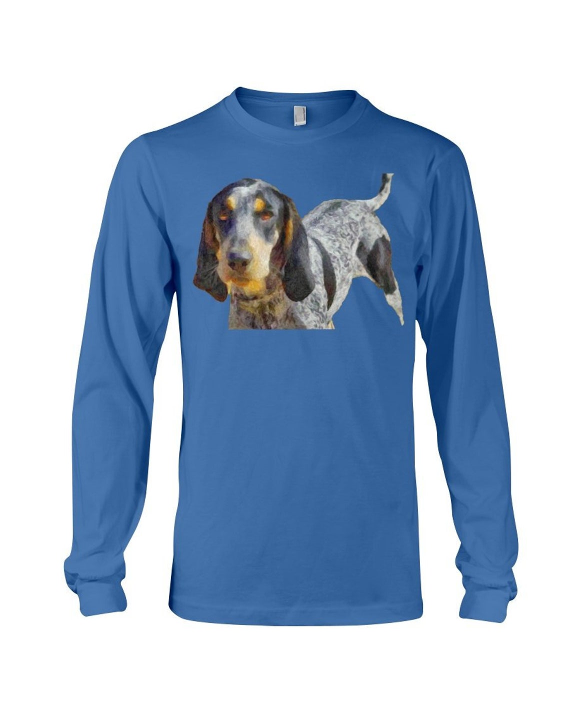 Bluetick Coonhound Unisex Long Sleeve T-Shirt | Etsy