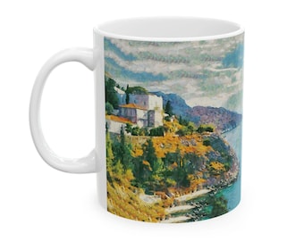 Hydra Hillside - Elegant Ceramic Mug 11oz