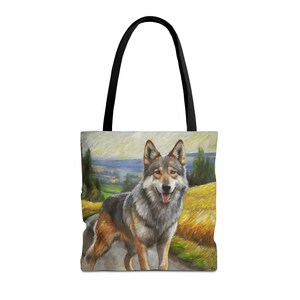 Czechoslovakian Vlcak &#39;Wolfdog&#39; Tote Bag (AOP)