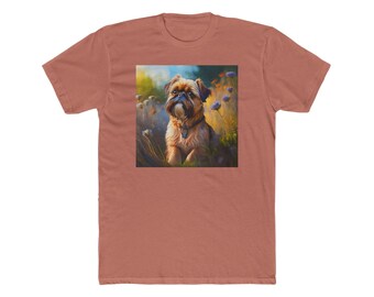 Brussels Griffon - Men's FItted Cotton Crew Tee