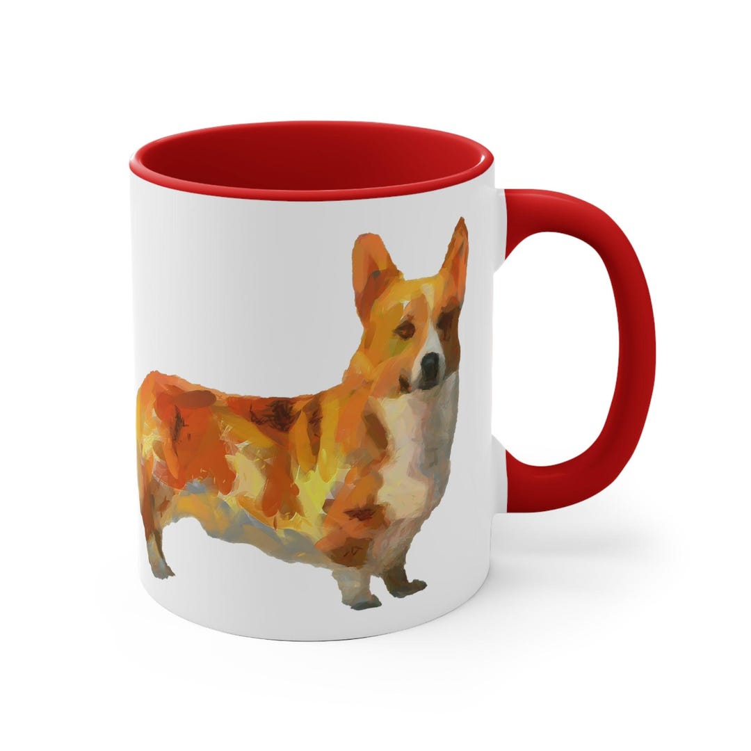 Regal Charm Pembroke Welsh Corgi Accent Coffee Mug, 11oz - Etsy