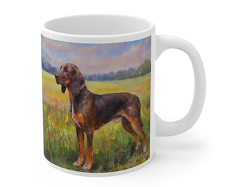 Plott Hound Keramikbecher 11oz