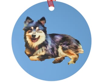 Finnish Lapphund Metal Ornaments