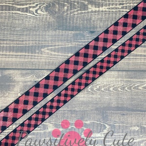 3 yards of Gingham ribbon 5/8 or 7/8 image 3