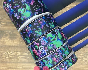 3 yards of The Baddie Crew Ribbon ~ 5/8&quot;, 7/8&quot;, 1.5&quot;, or 3&quot;