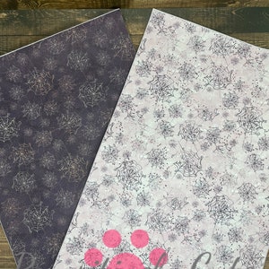 Girly Spiderweb Faux Leather Sheets