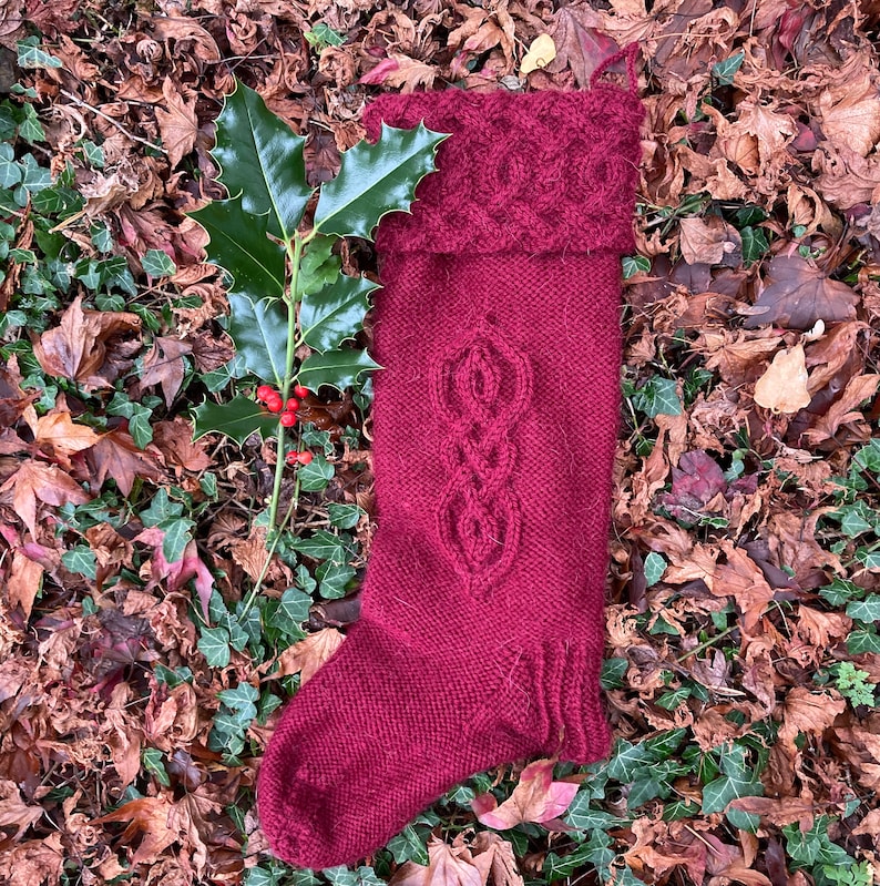 Christmas Stocking Knitting Kit Etsy