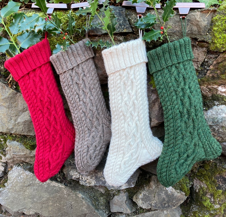 Christmas Stocking Knitting Kit Etsy