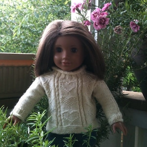 Gansey Sampler Doll Sweater Schnittmuster