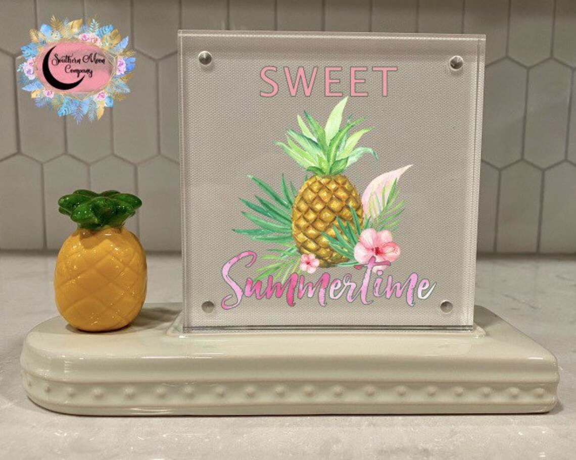 Pineapple Frame Insert Nora Fleming Etsy
