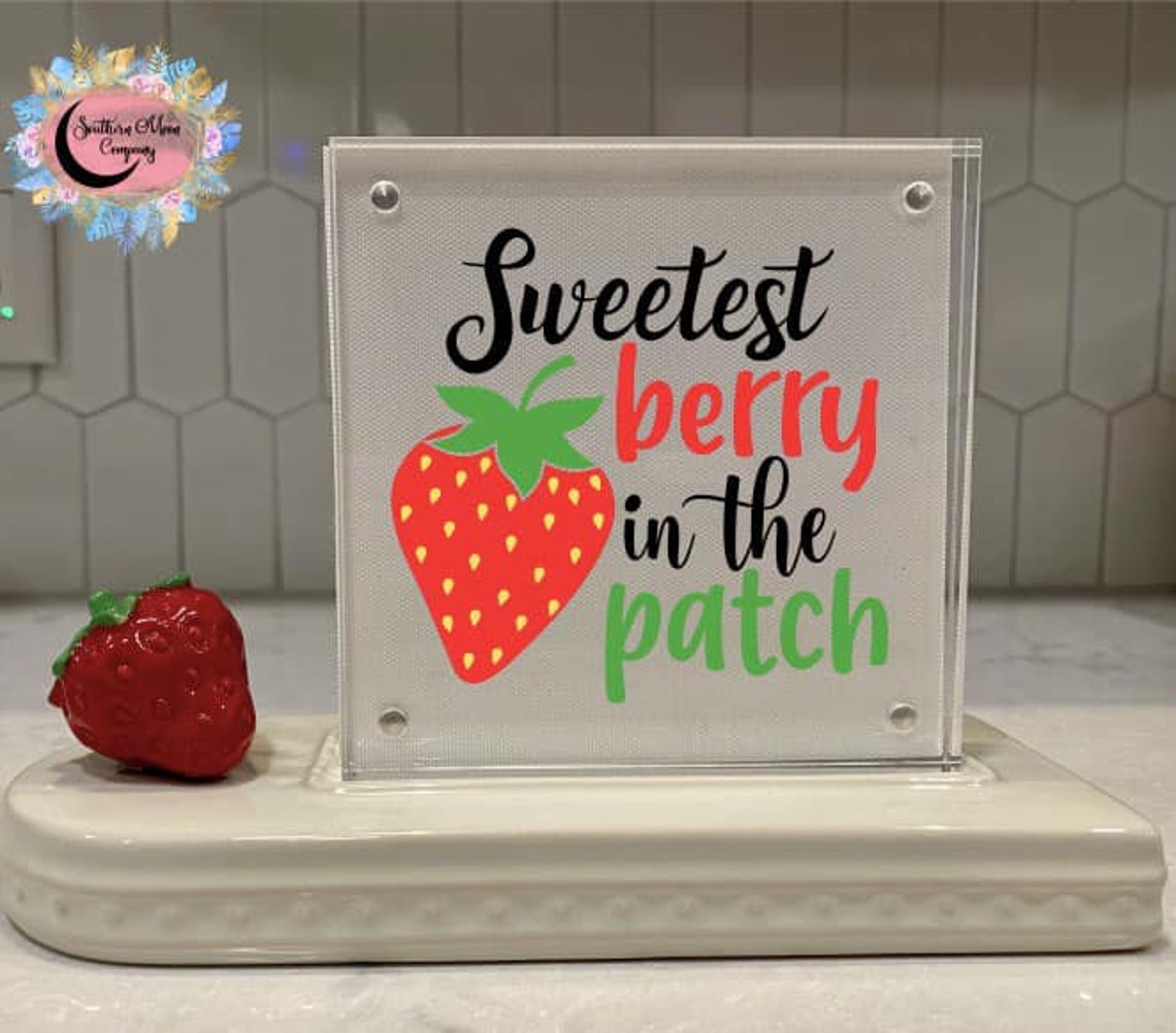 Strawberry Frame Insert Nora Fleming Etsy