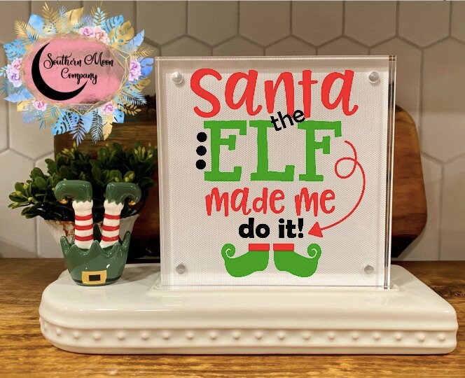 Elf Holiday Frame Insert Nora Fleming Etsy