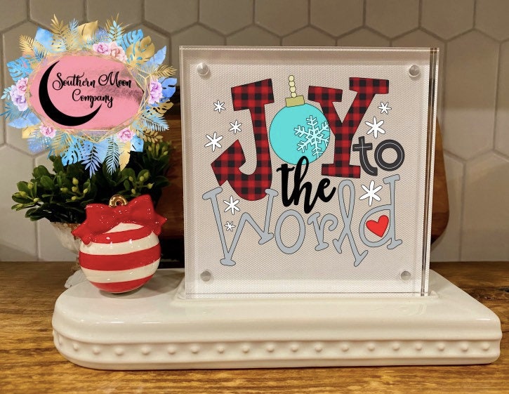 Joy Holiday Frame Insert Nora Fleming Etsy