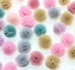 100pcs 15mm super Mini Tulle Pompoms mix colors- Tulle pom pom-Colorful Handmade Pom Pom- Pom Pom-Party Decor-Craft Supplies 