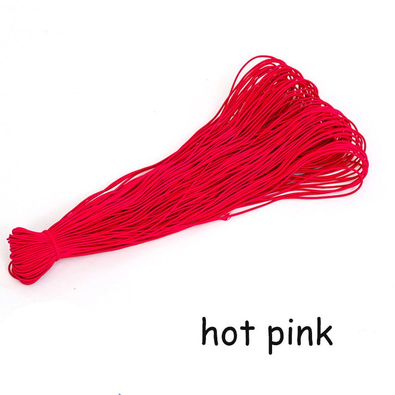 1mm3mm Elastic cord Round elastic cord Sewing supplies Etsy