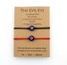 2pcs Evil Eye Bracelet Anklet Red String Rope Handmade Adjustable Waterproof Lucky Ojo Bracelets for Women Men Baby 