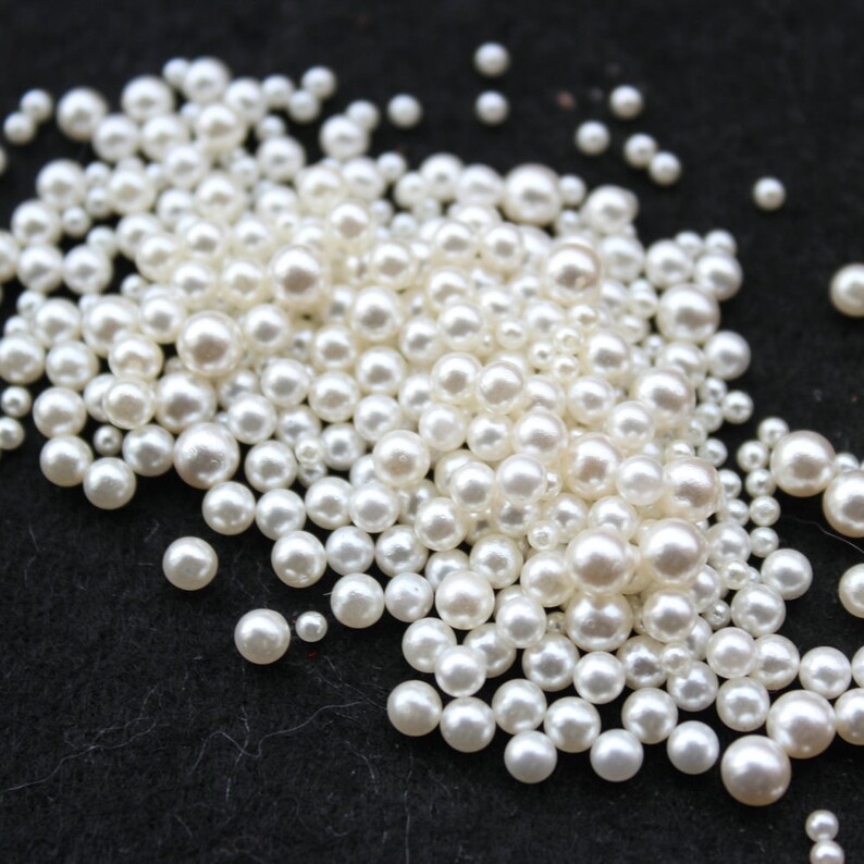 600pcs 2mm-6mm Mix Size No Holes Pearlized Ball Micro Beads - Etsy