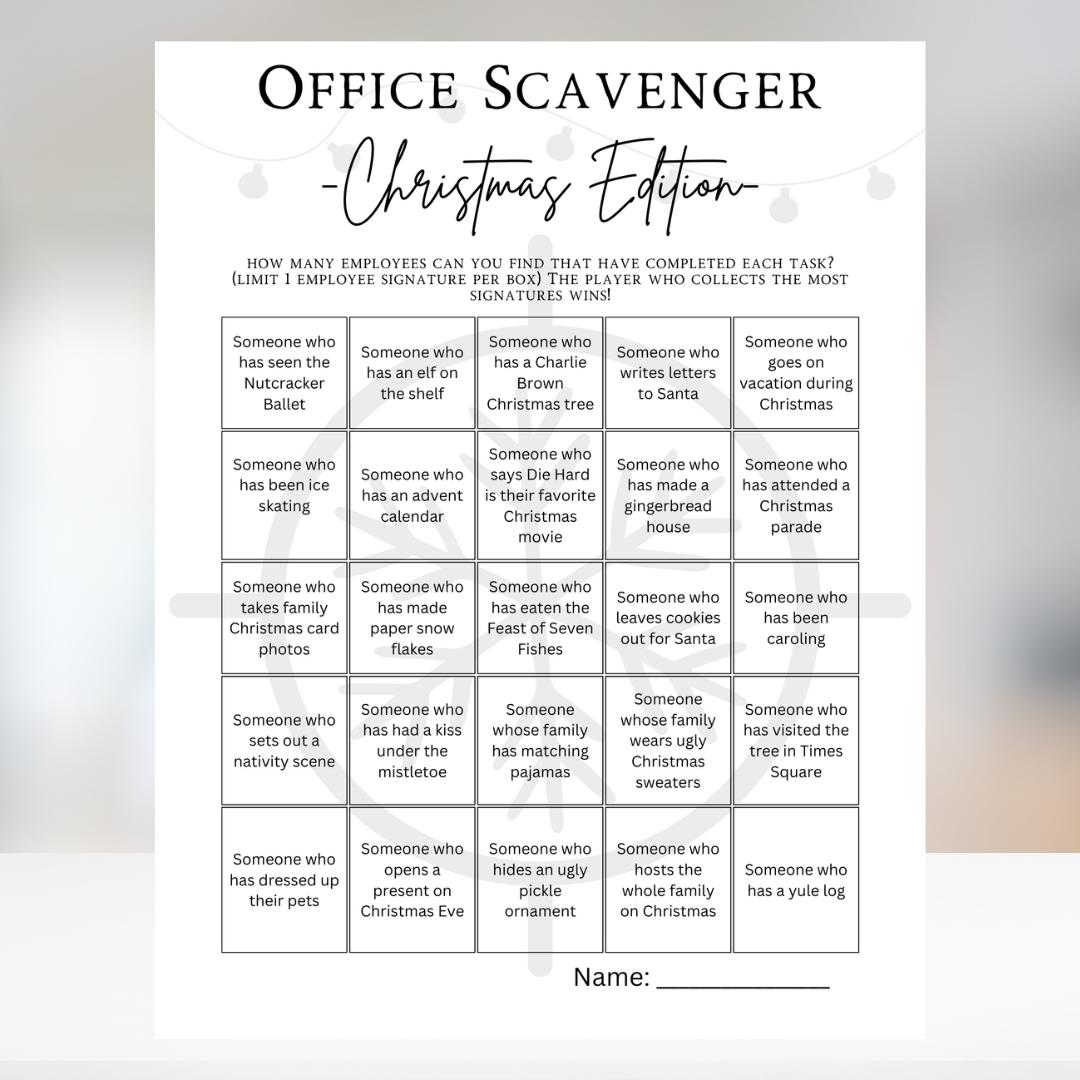 office-christmas-party-scavenger-hunt-digital-download-downloadable