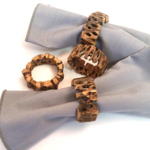 Napkin Rings- Napkin Holders- Cholla Cactus Napkin Holders- Natural Cactus-Rustic Wedding Table decor