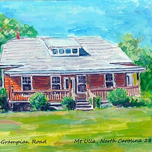 Custom House Watercolor Portrait: New Home Gift, Realtor Gift