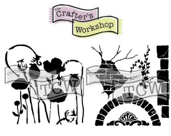 garden stencils etsy