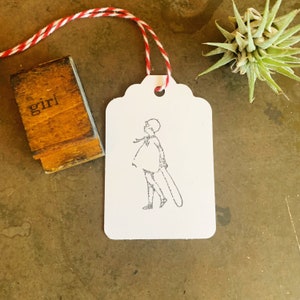 Tampon vintage pour fille à la corde à sauter, accessoires de fête DIY pour révéler le sexe, Girls Rock