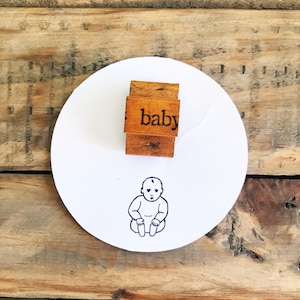 Selo de bebê vintage, jogos de chá de bebê faça você mesmo, presente para novos pais