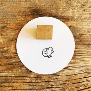 Small Chick In Egg Vintage Rubber Stamp, Easter Craft Supplies, DIY Bullet Journal