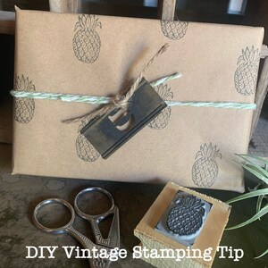 Vintage Turkey Stamp For Holiday Crafts, DIY Farmhouse Thanksgiving Decor, Great For Bullet Journals And Planners image 7