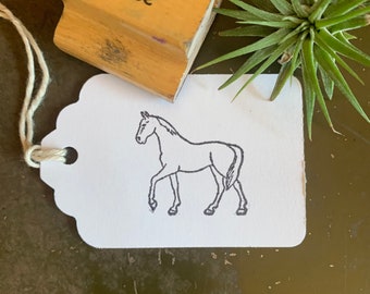 Vintage Horse Stamp, BUJO Bullet Journal Supplies, Horse Lover Gifts