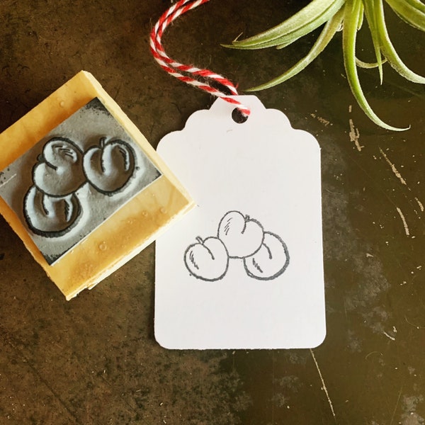 Fruit Rubber Stamp Etsy
