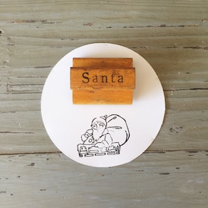 Sello vintage de Papá Noel, sello navideño de Papá Noel para fiestas navideñas, suministros para cartas de Papá Noel