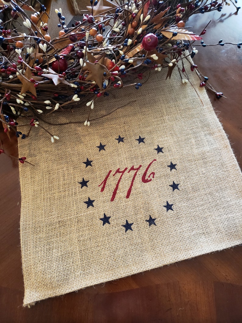 Betsy Ross Table Runner14 Widepatriotic Runner 1776 Etsy