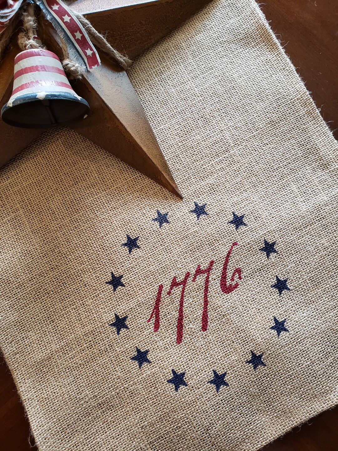 Betsy Ross Table Runner Patriotic Runner 1776 Decor Fourth of July
