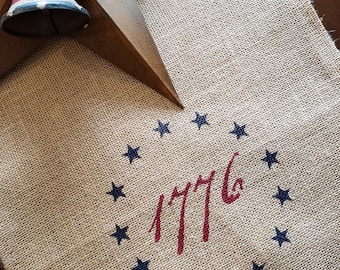 Betsy Ross Table Runner~ Patriotic Runner- 1776 Decor- Fourth of July Runner-Summer Runner ~ July 4th Table Runner