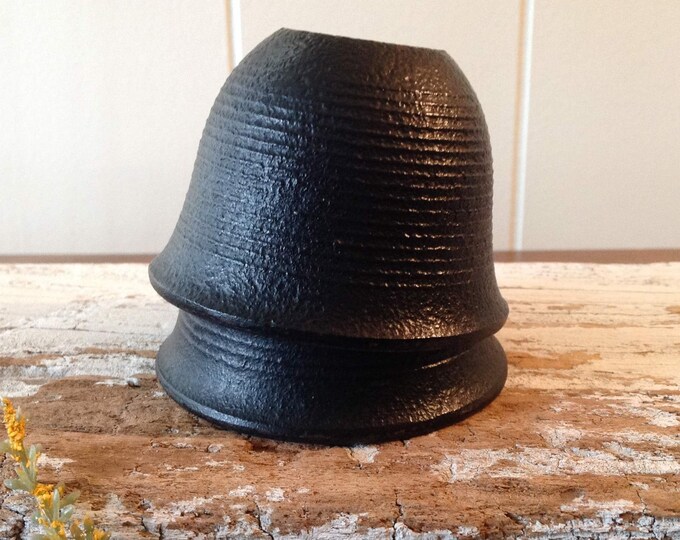 2 Vintage Cast Iron Japanese Teacups Ceramic Coated Inside Etsy