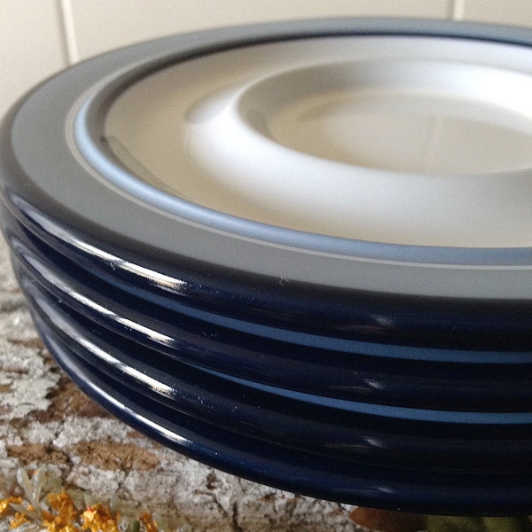Japanese Arita Plates Blue and White Etsy