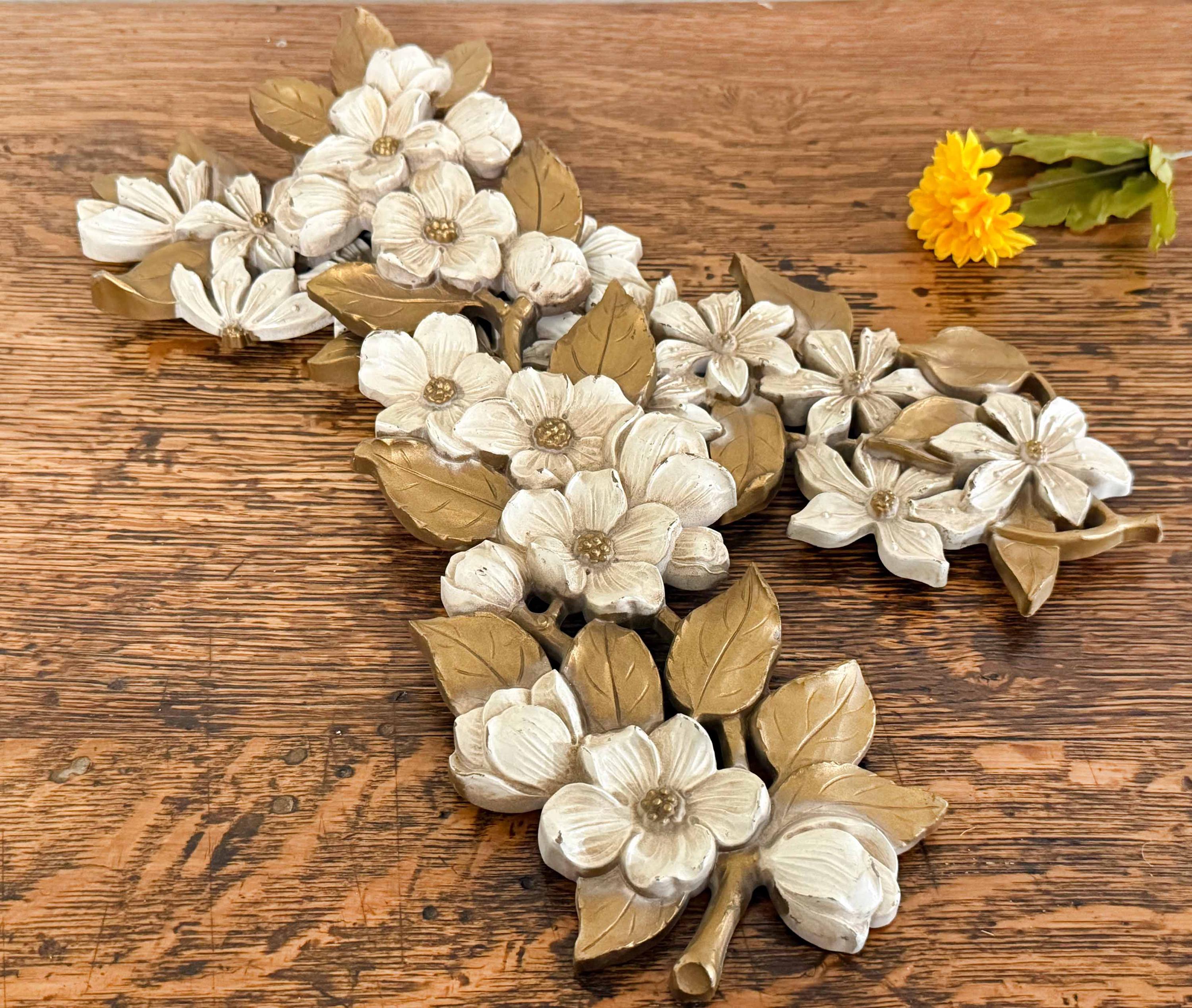 【りこ。さま】* vintage mini ornament ❀ キャンドル Syroco Wall Decor - Etsy