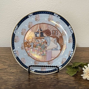 Vintage Villeroy & Boch Once Upon A Rhyme Star Light Star Bright Collectible Plate, Heinrich W. Germany, Child Bedtime Decorative Display