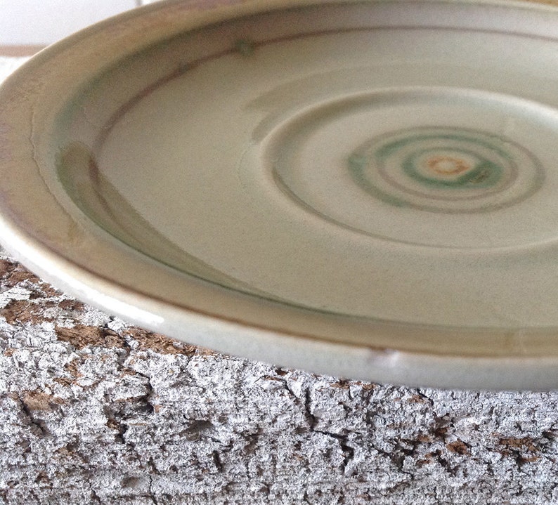 Iron Mountain Stoneware Whispering Pines Small Plate Saucer Etsy