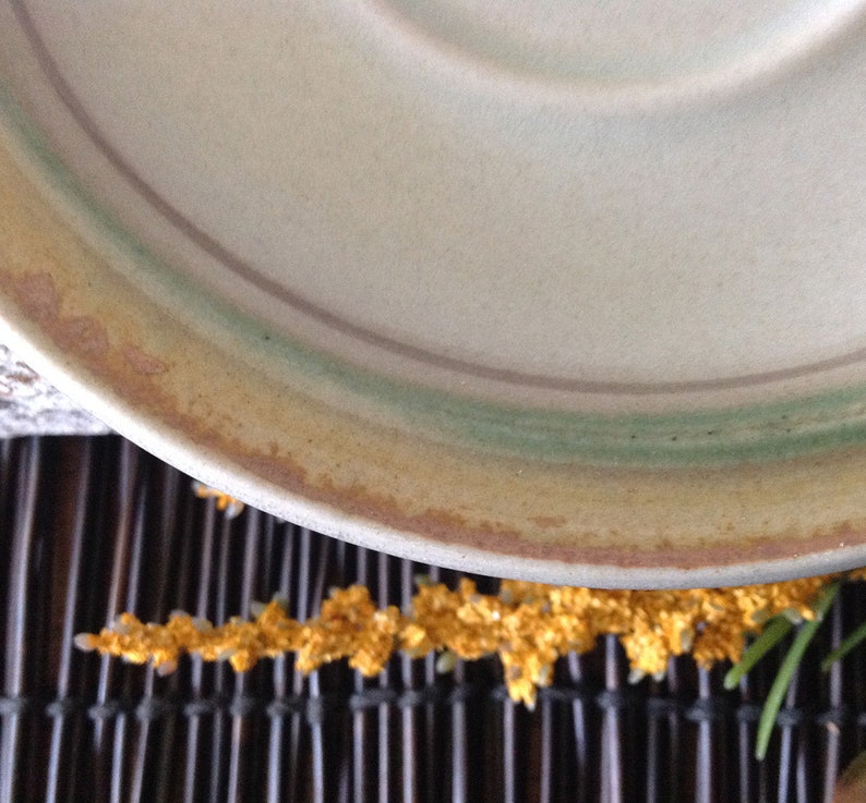 Iron Mountain Stoneware Whispering Pines Small Plate Saucer Etsy