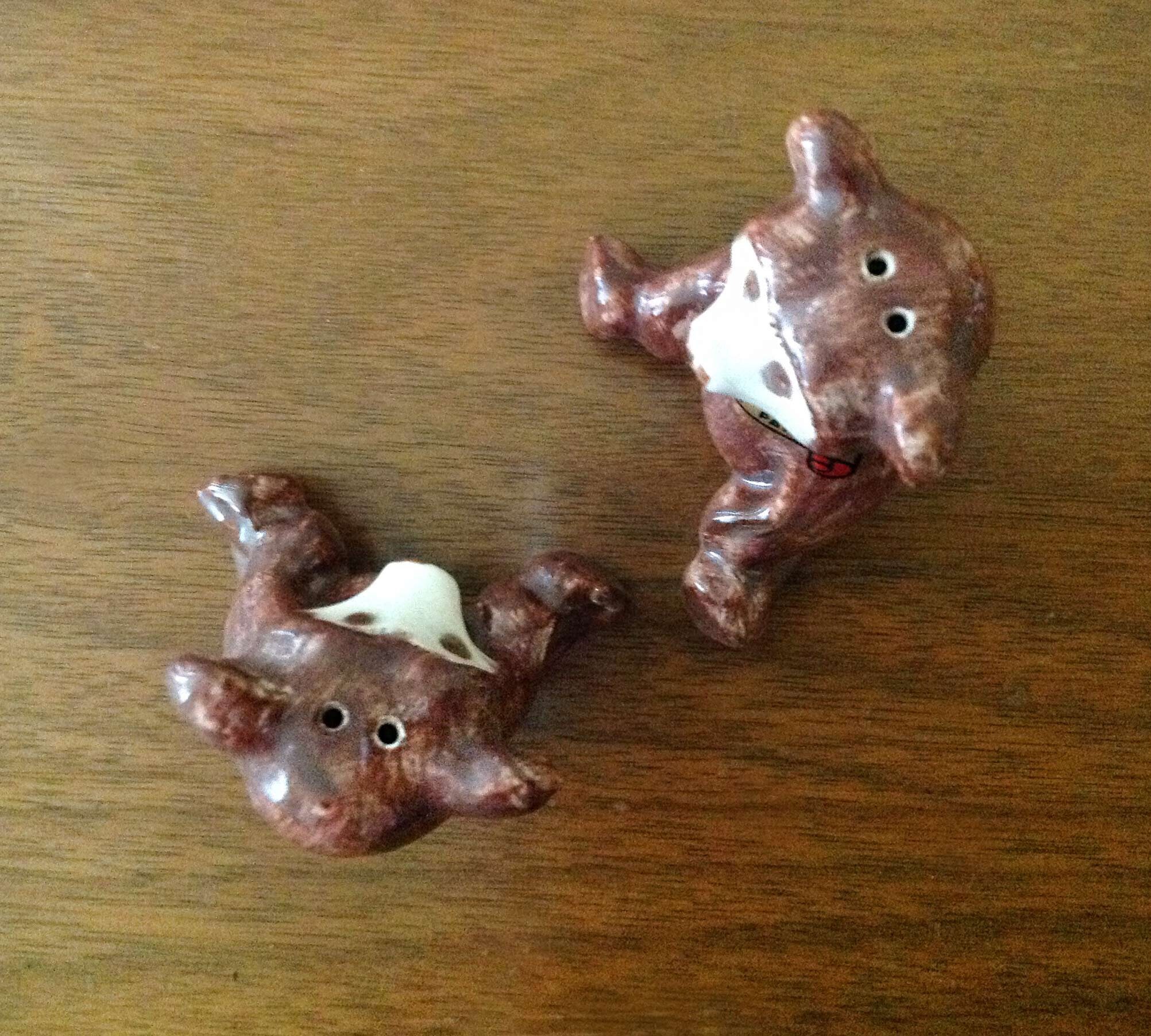 Vintage Yellowstone National Park Bear Salt & Pepper Shakers Etsy