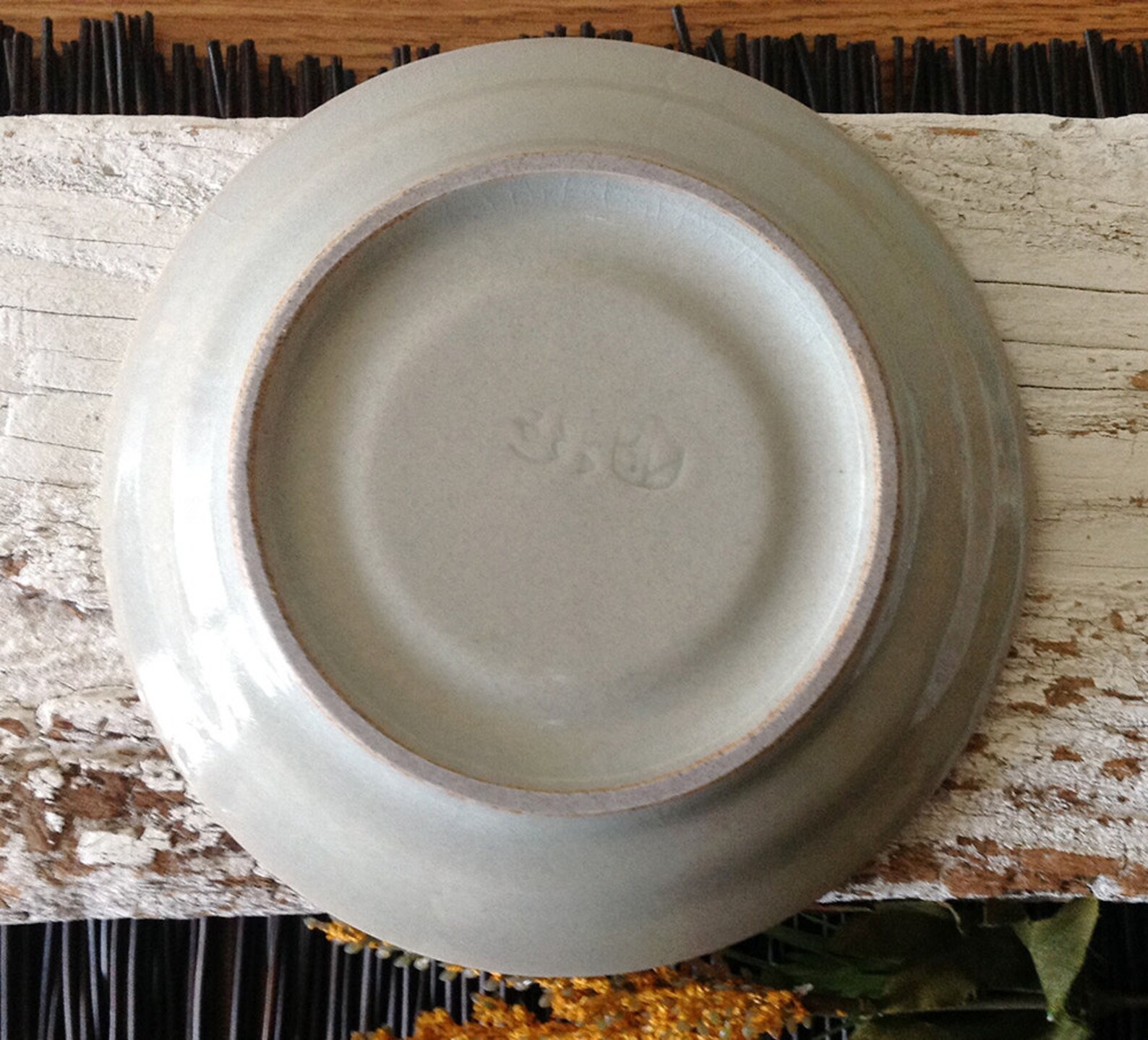 Iron Mountain Stoneware Whispering Pines Small Plate Saucer Etsy