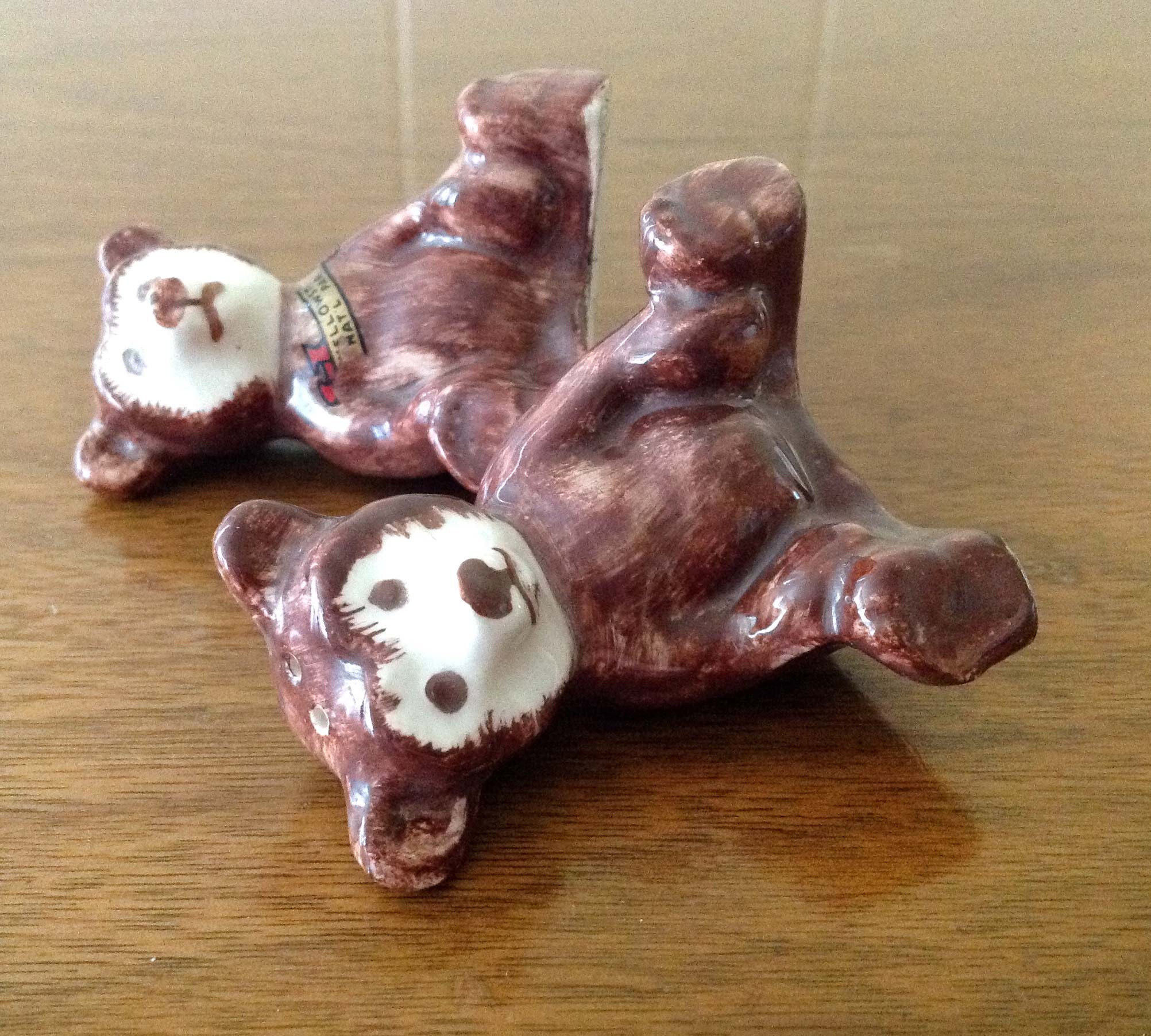 Vintage Yellowstone National Park Bear Salt & Pepper Shakers Etsy