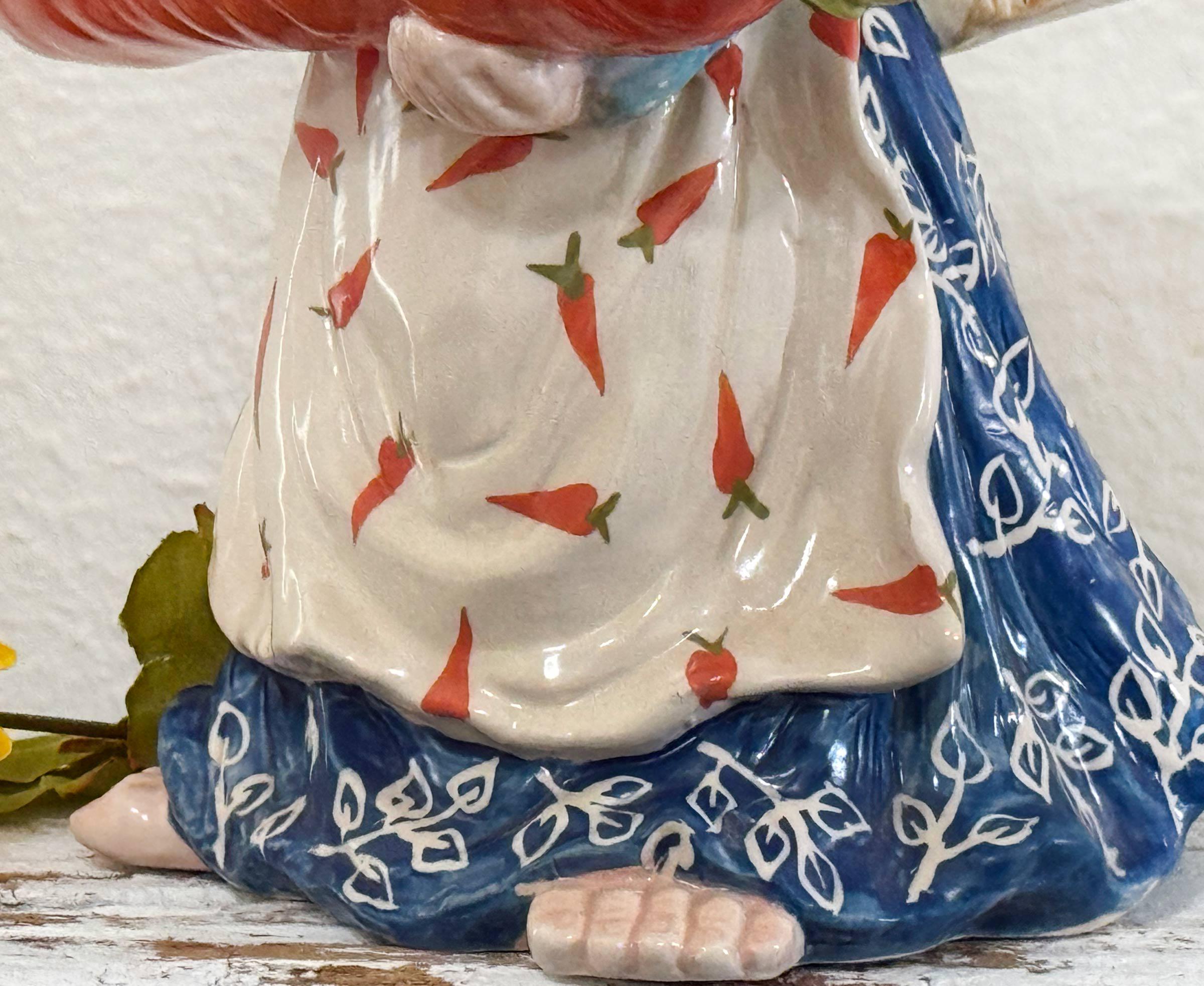 Vintage Blue Sky Pottery 18 Carrots by Laura Kelly Tea Light