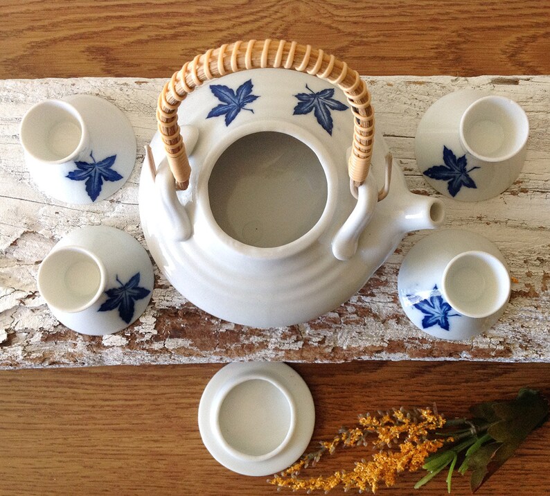 Vintage Japanese Small Teapot Hot Saki Sake Kettle 4 Cups Etsy