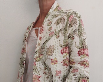 white cotton kimono jacket