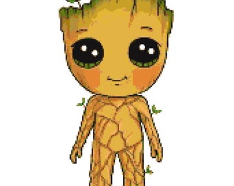 Baby Groot Stitch Etsy