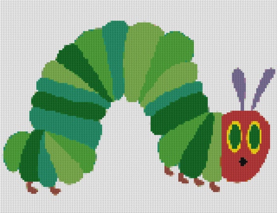 Very Hungry Caterpillar Cross Stitch Charts